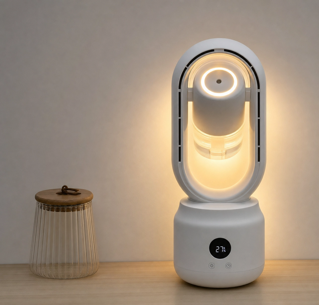 EZ Breez — Ventilateur Humidificateur 3-en-1
