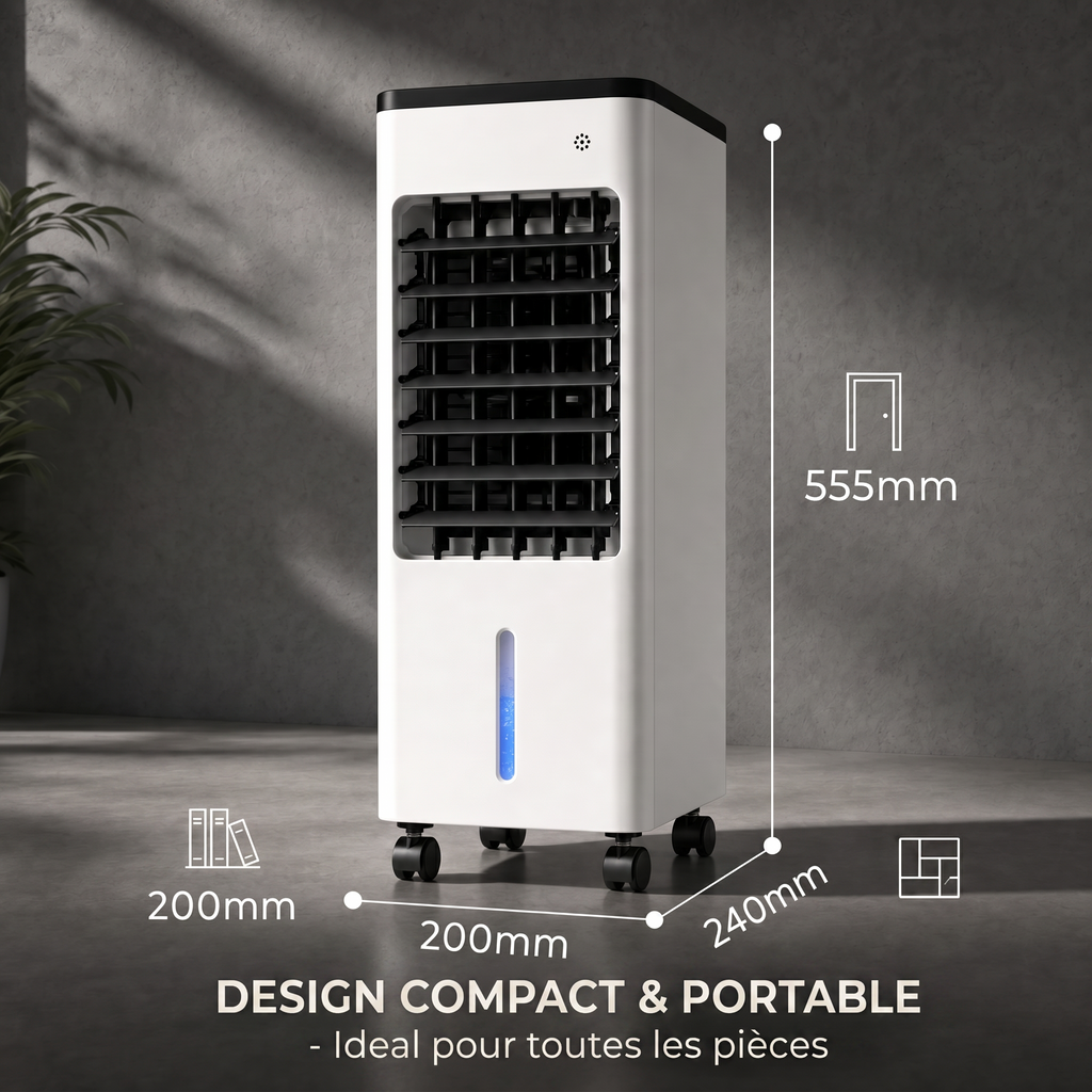 Breezli — Rafraîchisseur d'Air Portable