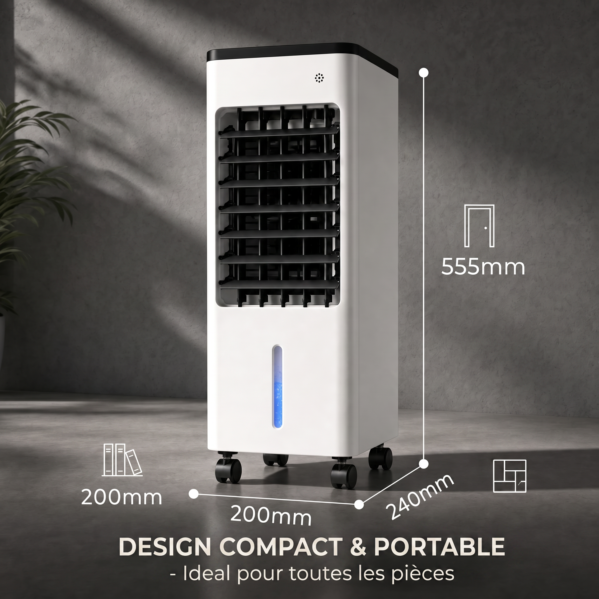 Breezli — Rafraîchisseur d'Air Portable